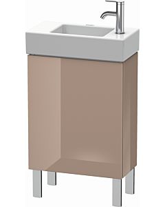 L-Cube Duravit vasque LC6751L8686 48x24x58,1cm, debout, porte à gauche, cappuccino brillant