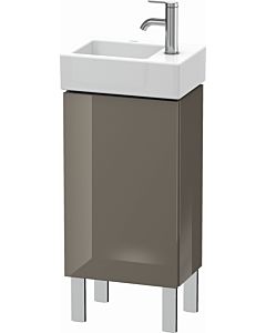 Duravit L-Cube vanity unit LC6793L8989 36.4x24.1x58.1cm, standing, door on the left, flannel gray high gloss