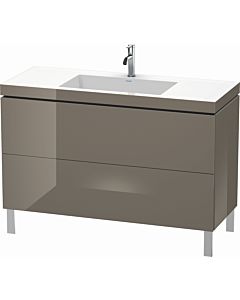 Duravit L-Cube vanity unit LC6939O8989 120 x 48 cm, match2 tap hole, flannel gray high gloss, 2 2000