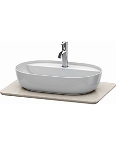 Duravit Luv washbasin console LU946502525 68,8x47,5cm, sand structure, made of quartz stone, with 1 cutout