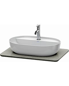 Duravit Luv console LU946503333 68,8x47,5cm, Gray structure, made of quartz stone, with 1 cutout