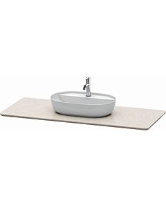 Duravit Luv washbasin console LU946602525 138,8x59,5cm, sand structure, made of quartz stone, with 1 cutout