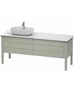Duravit Luv Duravit Luv LU9568L6060 178.3x57cm, left, taupe satin, 2 drawers, 2 pull-outs, standing