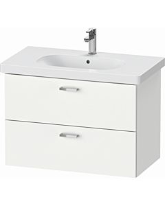 Duravit meuble vasque XBase XB619001818 80x56x45,8cm, blanc mat, 2 tiroirs