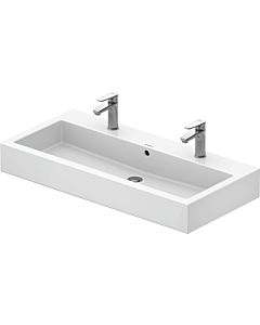 Duravit Vero washbasin 0454100024 100 x 47 cm, white, 2 tap holes