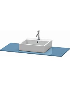 Duravit XSquare console XS060D04747 80x55cm, with 1 cutout, Stone Blue high gloss