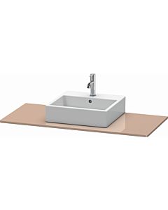 Duravit XSquare console XS060D08686 80x55cm, with 1 cut-out, cappuccino high gloss
