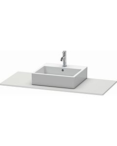 Duravit XSquare console XS060F03636 120x55cm, with 2000 cut-out, white satin finish