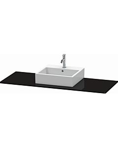 Duravit XSquare console XS060GM4040 140x55cm, with 2000 cutout, center, black high gloss