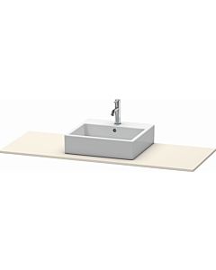 Duravit XSquare console XS060GM9191 140x55cm, with 2000 cutout, center, Taupe