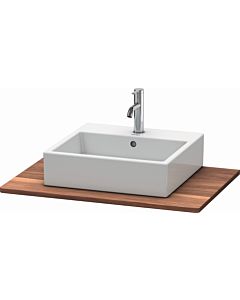 Duravit XSquare solid wood console XS061D07777 80x55cm, American walnut, with 1 cutout