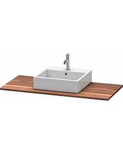 Duravit XSquare solid wood console XS061F07777 120x55cm, American walnut, with 1 cutout