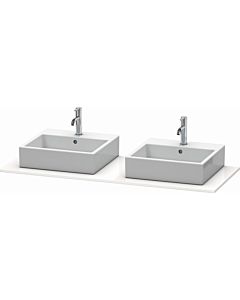 Duravit XSquare console XS063GB2222 140x55cm, with two cut-outs, white high gloss
