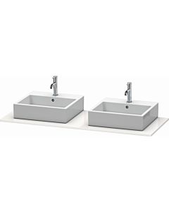 Duravit XSquare console XS063GB8585 140x55cm, with two cut-outs, white high gloss