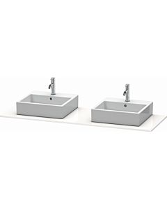 Duravit XSquare console XS063HB2222 160x55cm, with two cutouts, white high gloss