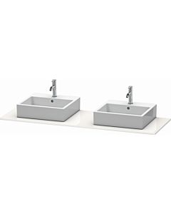 Duravit XSquare console XS063HB8585 160x55cm, with two cutouts, white high gloss