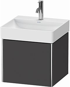 Duravit XSquare Meuble sous lavabo XS405904949 48,4x39,7x46cm, 1 tiroir, graphite mat