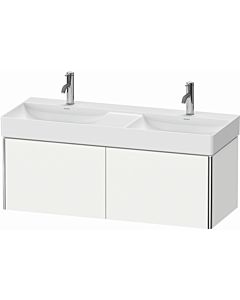 Duravit XSquare Meuble sous lavabo XS406401818 118,4x39,7x46cm, 2 tiroirs, blanc mat