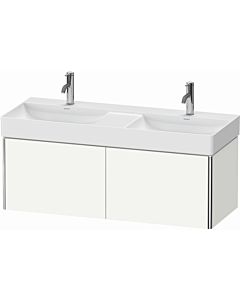 Duravit XSquare Meuble sous lavabo XS406403636 118,4x39,7x46cm, 2 tiroirs, blanc mat