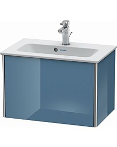 Duravit XSquare Duravit lavabo XS406504747 61x40x38,8cm, 1 tiroir, Stone Blue très brillant