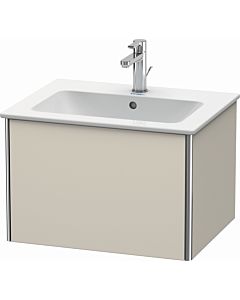 Duravit XSquare Duravit lavabo XS407109191 61x40x47,8cm, 1 tiroir, taupe
