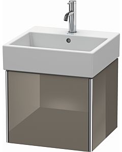 Duravit XSquare Duravit lavabo XS409208989 48,4x39,7x46cm, 1 tiroir, Flannel Grey brillant