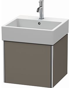 Duravit XSquare Duravit lavabo XS409209090 48,4x39,7x46cm, 1 tiroir, Flannel Grey satin matt