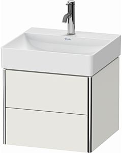 Duravit XSquare Meuble sous lavabo XS416003939 48,4x39,7x46cm, 2 tiroirs, Nordic weiß