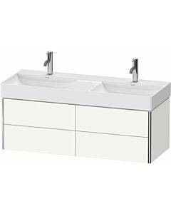 Duravit XSquare Meuble sous lavabo XS416403636 118,4x39,7x46cm, 4 tiroirs, blanc