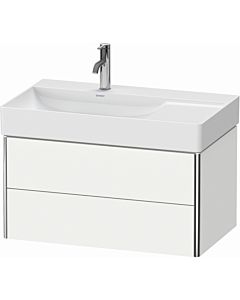 Duravit XSquare Meuble sous lavabo XS416801818 78,4x39,7x46cm, 2 tiroirs, blanc mat