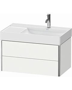 Duravit XSquare Meuble sous lavabo XS416901818 78,4x39,7x46cm, 2 tiroirs, blanc mat