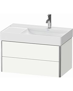 Duravit XSquare Meuble sous lavabo XS416903636 78,4x39,7x46cm, 2 tiroirs, blanc