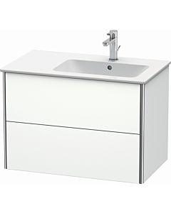 Duravit Meuble sous Duravit XSquare XS417701818 81x56x47,8cm, 2 tiroirs, lavabo à droite, blanc mat