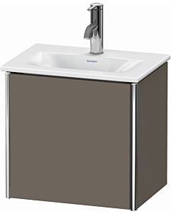 Duravit XSquare Meuble sous lavabo XS4220R9090 43x39,7x30,8cm, à charnière droite, Flannel Grey seidenmatt , 1 porte