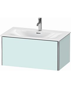 Duravit XSquare Meuble sous lavabo XS422400909 81x39,7x47,8cm, tapis bleu clair, 1 compartiment tiroir