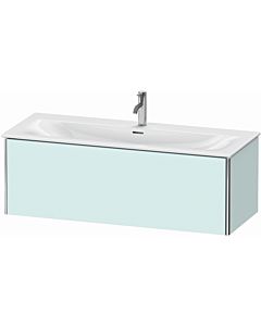 Duravit XSquare Meuble sous lavabo XS422600909 121x39,7x47,8cm, tapis bleu clair, 1 compartiment tiroir