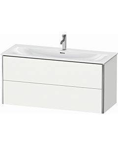 Duravit XSquare Meuble sous lavabo XS432601818 121x56x47,8cm, blanc mat, 2 tiroirs