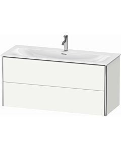 Duravit XSquare Meuble sous lavabo XS432603636 121x56x47,8cm, blanc , 2 tiroirs