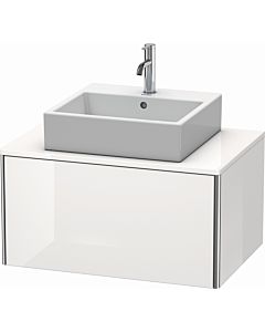 Duravit XSquare Meuble sous lavabo XS490002222 80x40x54,8cm, 1 tiroir, blanc très brillant