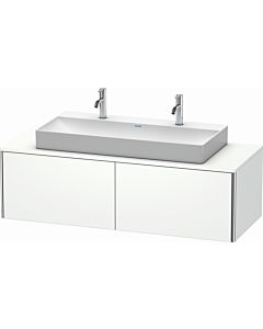 Duravit XSquare Meuble sous lavabo XS4905M1818 140x40x54,8cm, 2 tiroirs, blanc mat