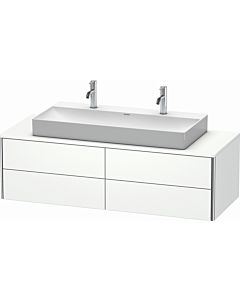 Duravit XSquare Meuble sous lavabo XS4915M1818 140x40x54,8cm, 4 tiroirs, blanc mat