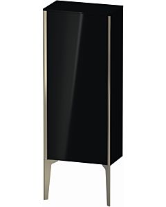 Duravit high cabinet XV1305LB140 40x24x89cm, matt champagne, door on the left, high-gloss black