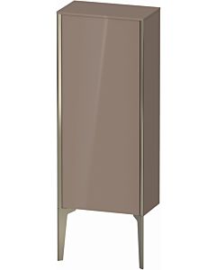 Duravit high cabinet XV1305LB186 40x24x89cm, matt champagne, door on the left, high-gloss cappucino