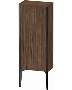 Duravit high cabinet XV1305LB221 40x24x89cm, matt black, door on the left, dark walnut
