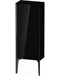 Duravit high cabinet XV1305LB240 40x24x89cm, matt black, door on the left, high-gloss black