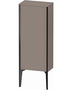 Duravit high cabinet XV1305LB243 40x24x89cm, matt black, door on the left, matt basalt