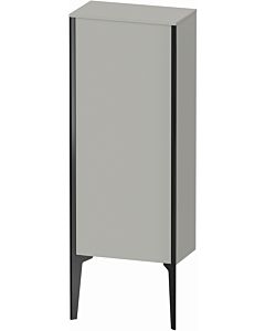 Duravit high cabinet XV1305RB207 40x24x89cm, matt black, door on the right, matt concrete gray