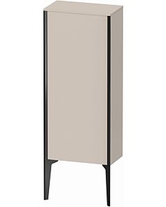 Duravit tall cabinet XV1305RB291 40x24x89cm, matt black, door on the right, matt taupe