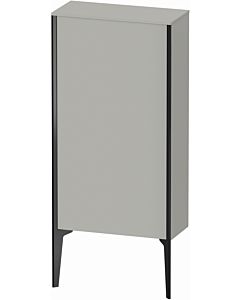 Duravit high cabinet XV1306LB207 50x24x89cm, matt black, door on the left, matt concrete gray