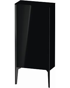 Duravit high cabinet XV1306LB240 50x24x89cm, matt black, door on the left, high-gloss black